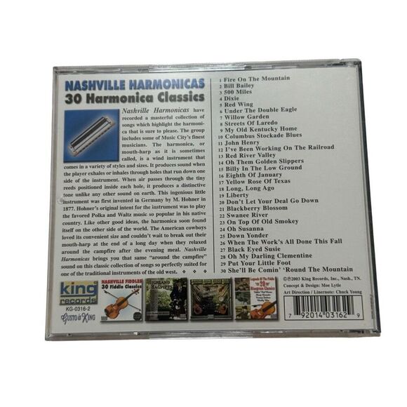 Nashville Harmonicas: 30 Harmonica Classics by Nashville Harmonicas (CD, 2003) - Picture 3 of 6